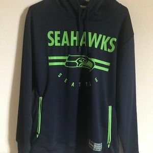 Seattle Seahawks NFL Team Hoodie Dark Blue Medium NWOT
